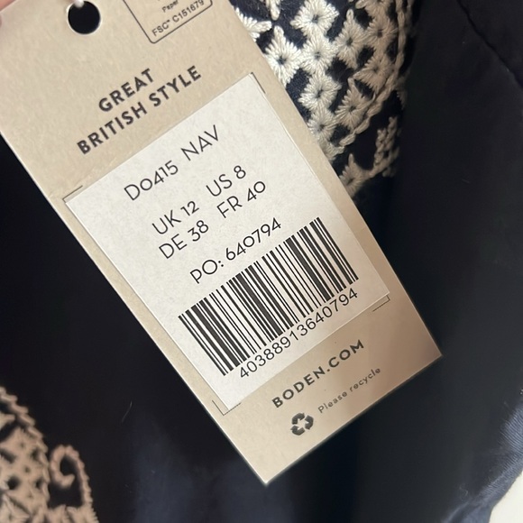 Boden Square Neck Rara Dress - Picture 6 of 6